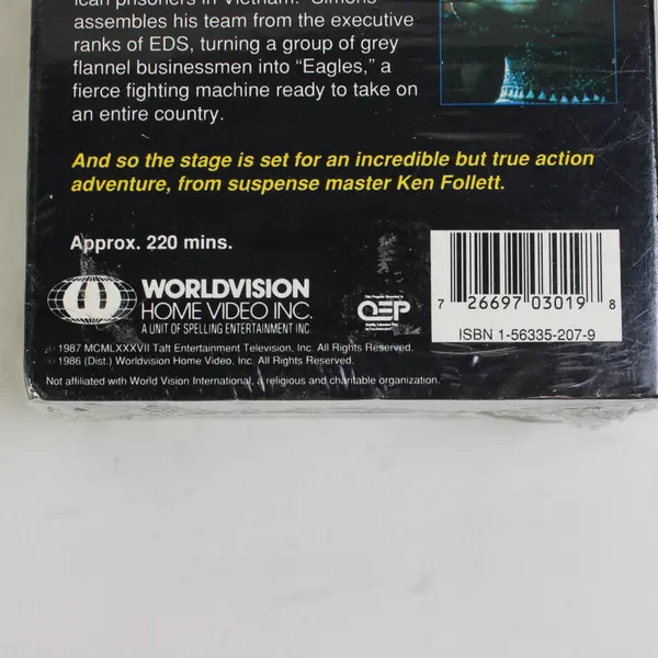 On Wings of Eagles Double VHS Tapes Set, #3019 Burt Lancaster, New/Sealed
