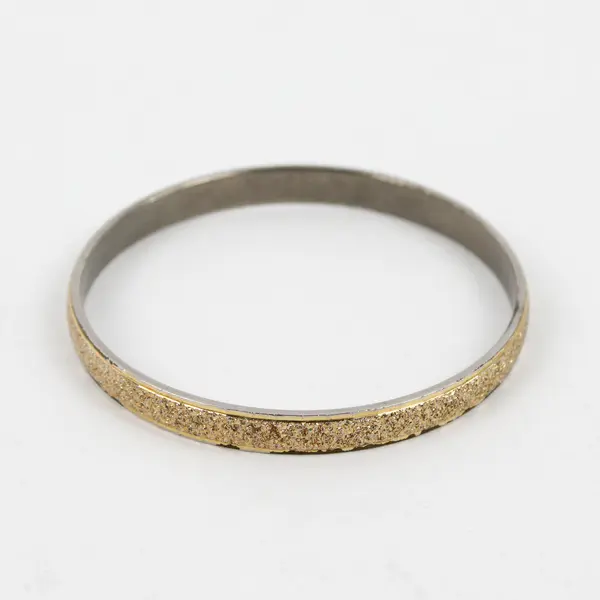 Lot of 3 Vintage Monet Bangle Bracelets - Gold-Toned Textured - Designer Etched