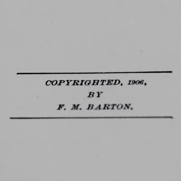 Antique Book Pulpit Power and Eloquence Frederick Barton Vol III 1906 Hardcover 