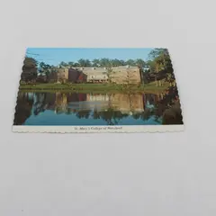 Vintage Queen Anne Hall St Mary's College Of Maryland Color Postcard