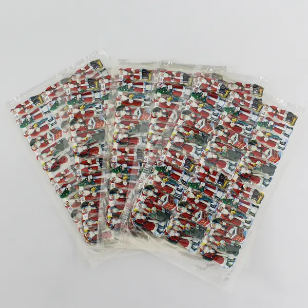 Lot Of 6 Vtg England Diecut Scraps MLP No 970 Santa Old St. Nicholas Sheet Paper