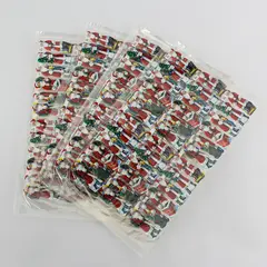 Lot Of 5 Vtg England Diecut Scraps MLP No 970 Santa Old St. Nicholas Sheet Paper