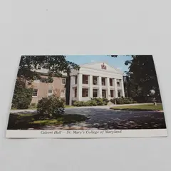Vintage Calvert Hall St Mary's College Of Maryland Color Postcard