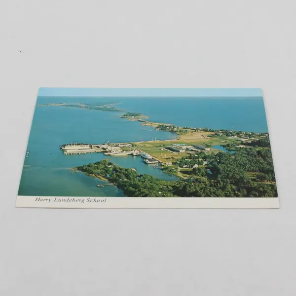 Harry Lundeberg School Piney Point Maryland Aerial View Color Postcard