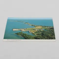 Harry Lundeberg School Piney Point Maryland Aerial View Color Postcard