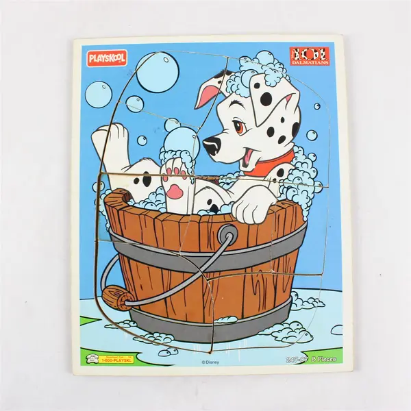 Lot of 3 Vintage Wooden Puzzles 2 Playskool + 1 Handcrafted Animals