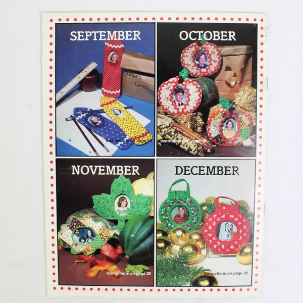 Vintage Frame Fabrications for Every Month Pattern Leaflet from Plaid #7681