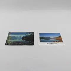 Lot Of 2 Vintage Lake McDonald Glacier National Park Montana Color Postcards