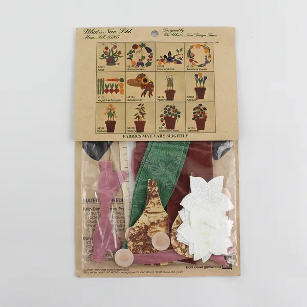 Vintage What's New Ltd From The Garden Paperwhites Iron On Applique Kit 52107