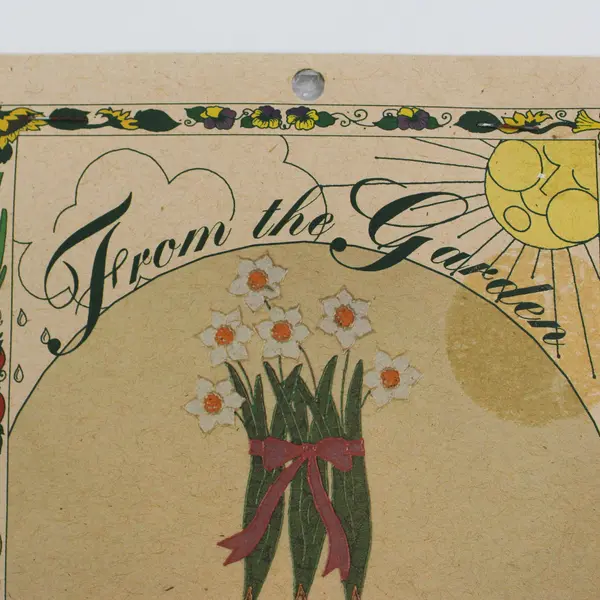 Vintage What's New Ltd From The Garden Paperwhites Iron On Applique Kit 52107