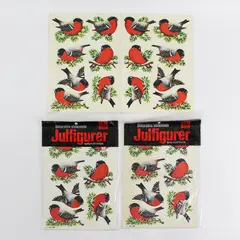 Lot Of 3 Gerhards Decorative Die-Cut Christmas Figures Self-Adhesive No. 470