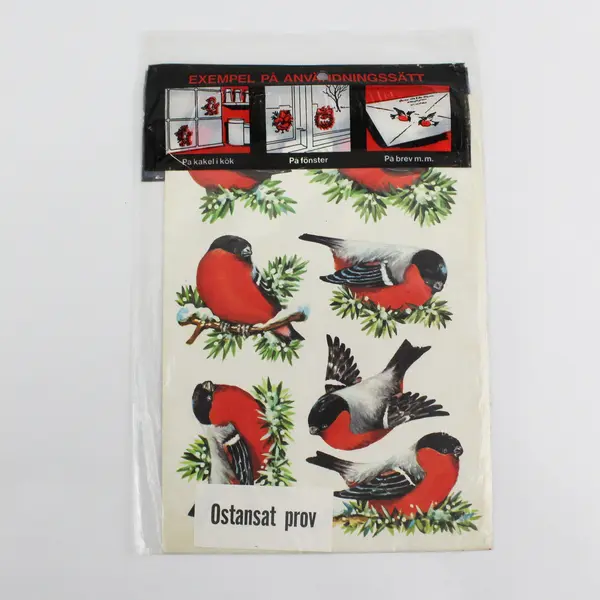 Lot Of 3 Gerhards Decorative Die-Cut Christmas Figures Self-Adhesive No. 470