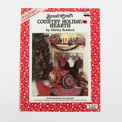 Vintage Country Holiday Hearth Heirloom  Decorations Pattern Booklet #87100  