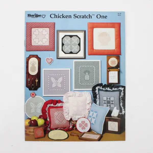 Vintage Chicken Scratch One Embroidery Pattern Booklet from 1983, #B253 