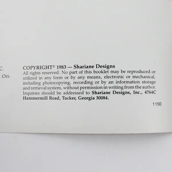 Vintage Chicken Scratch One Embroidery Pattern Booklet from 1983, #B253 