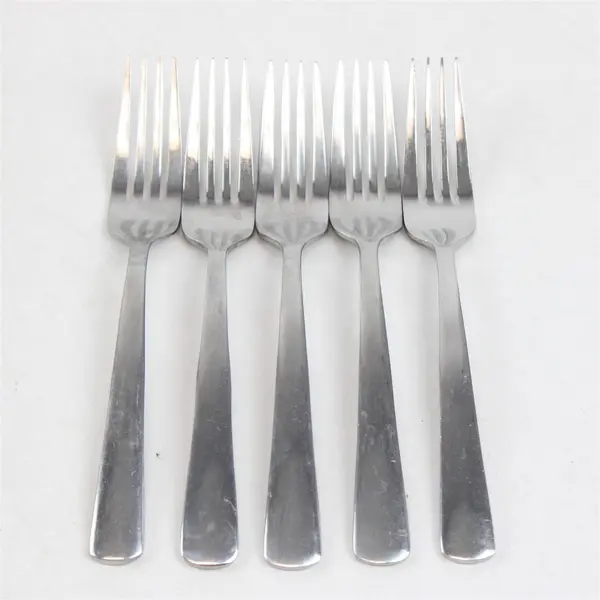 Set of 5 Oneida Aptitude Stainless Salad Forks 7.25in 