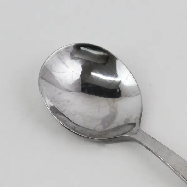 Set of 2 Oneida Aptitude Stainless Round Bowl Soup Spoons