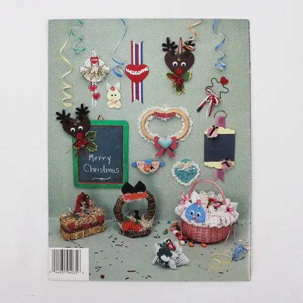 Vintage Holiday and Party Hearts Craft Instructions Booklet from 1988, #PD-4035