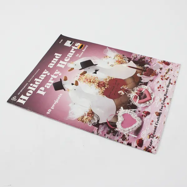 Vintage Holiday and Party Hearts Craft Instructions Booklet from 1988, #PD-4035