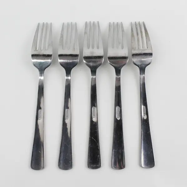 Set of 5 Oneida Aptitude Stainless Dinner Forks
