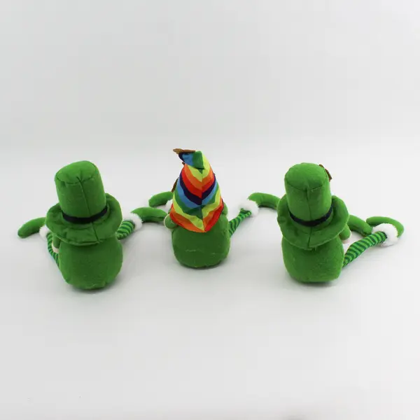 Lot of 3 Plush St. Patrick's Day Leprechaun Gnome Shelf Sitters