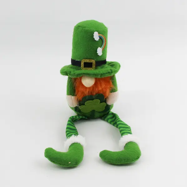 Lot of 3 Plush St. Patrick's Day Leprechaun Gnome Shelf Sitters