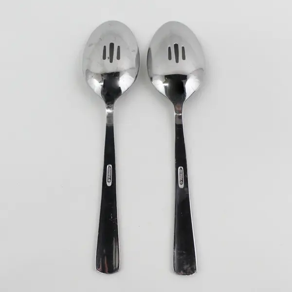 Set of 2 Oneida Aptitude Stainless Pierced Tablespoons