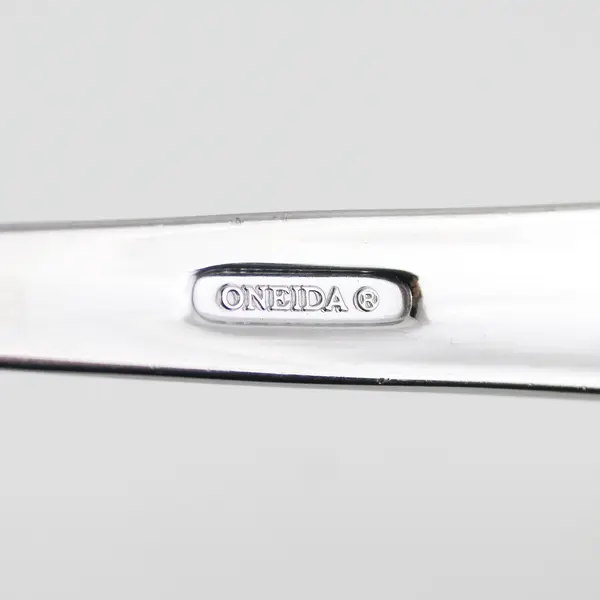 Set of 2 Oneida Aptitude Stainless Pierced Tablespoons