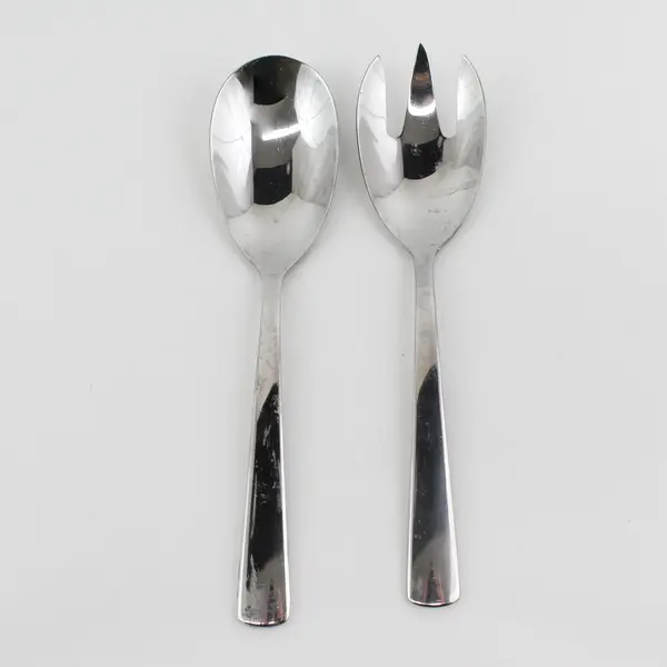 Set of 2 Oneida Aptitude Stainless Solid Salad Set