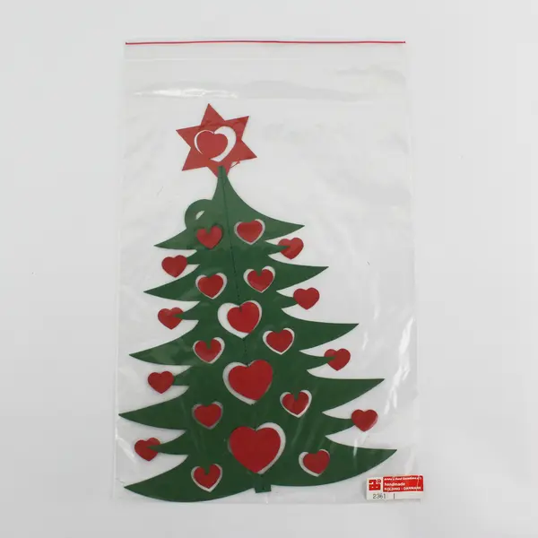 Lot Of 2 Vtg Anni & Bent Knudsen Red/Green Christmas Tree Paper Mobiles No 2361