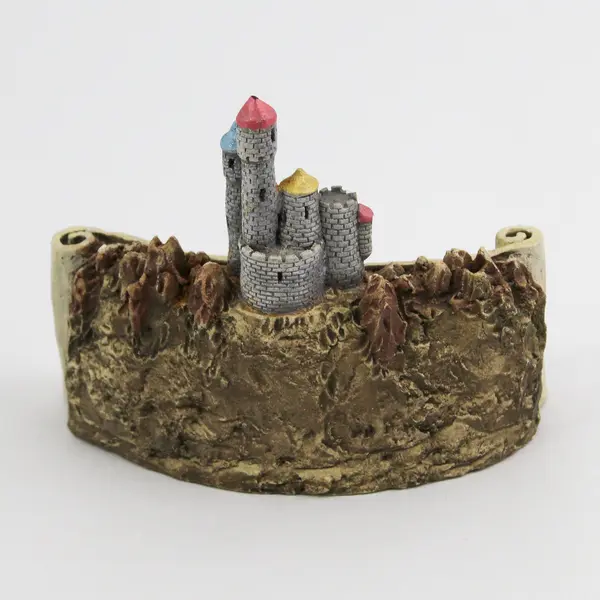 The Enchanted Kingdoms Castle John Hopkins Hand Painted Limited 1988 Sign Plaque