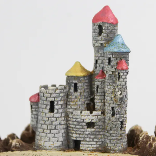 The Enchanted Kingdoms Castle John Hopkins Hand Painted Limited 1988 Sign Plaque