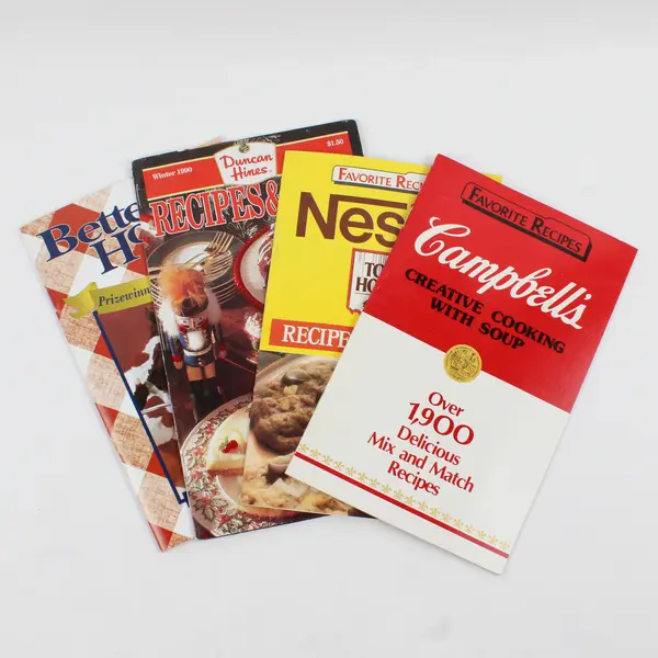 Vintage Lot of 4 Recipe Booklets 1987 - 2004 Paperback Good Condition