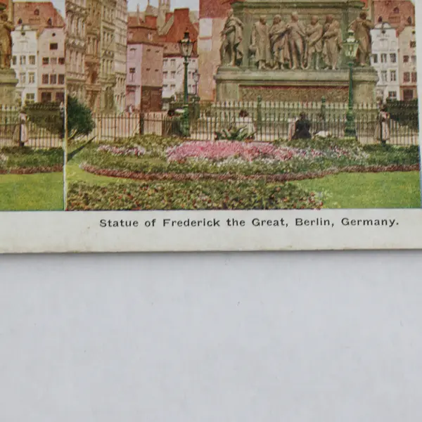 Set Of 2 Berlin Germany Color Litho Stereoviews Quaker Oats 1906