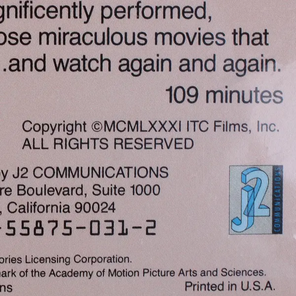 Vintage On Golden Pond VHS Tape 1988, #3856-2 New/Sealed