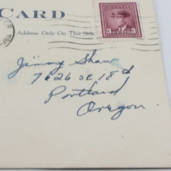 Lot Of 2 Vancouver BC Stanley Park City Hall Color Litho Postcards 1945