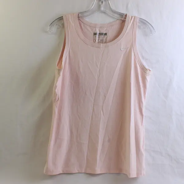 Nike FITDRY Sports Tank Women's Size L 12/14 Light Pink Sleeveless Top