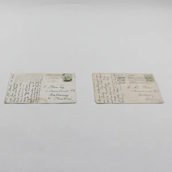 Lot Of 2 Color Litho Postcards Dublin Ireland Chester Cathedral England