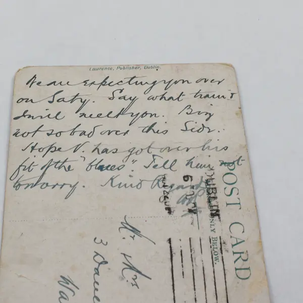 Lot Of 2 Color Litho Postcards Dublin Ireland Chester Cathedral England