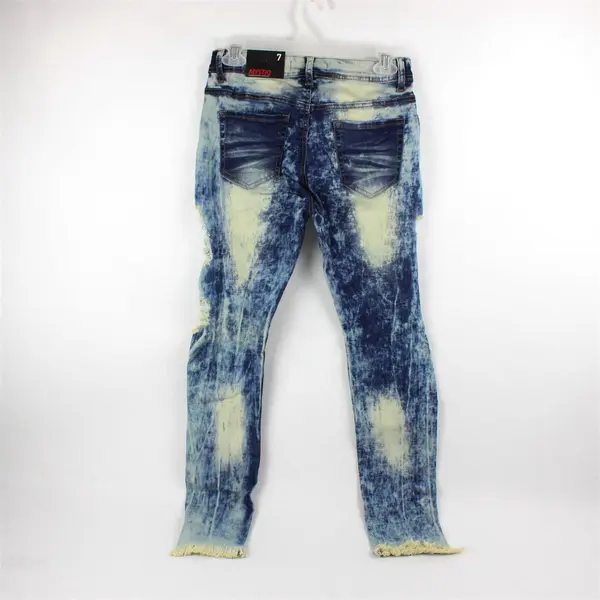 Mystiq Women's Stretch Skinny Distressed Ripped Jeans Size 7 Tag Attached