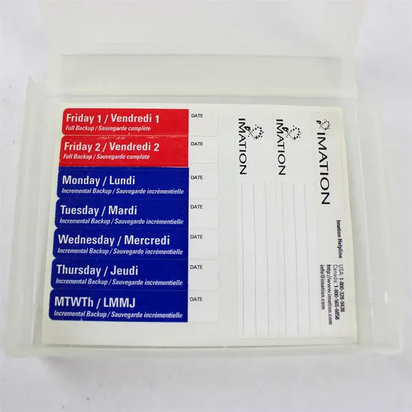 Lot of 4 Imation Travan NS 8GB Data Cartridges - Used Untested