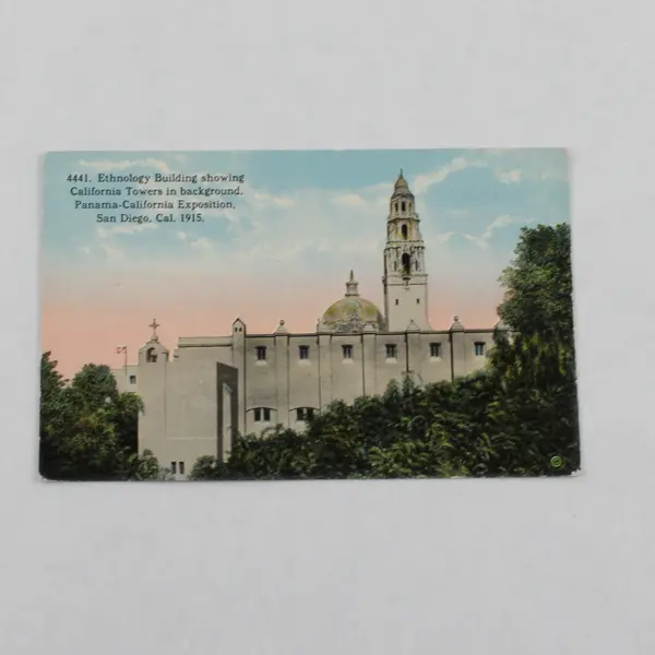 Ethnology Building Panama California Exposition San Diego 1915 Litho Postcard