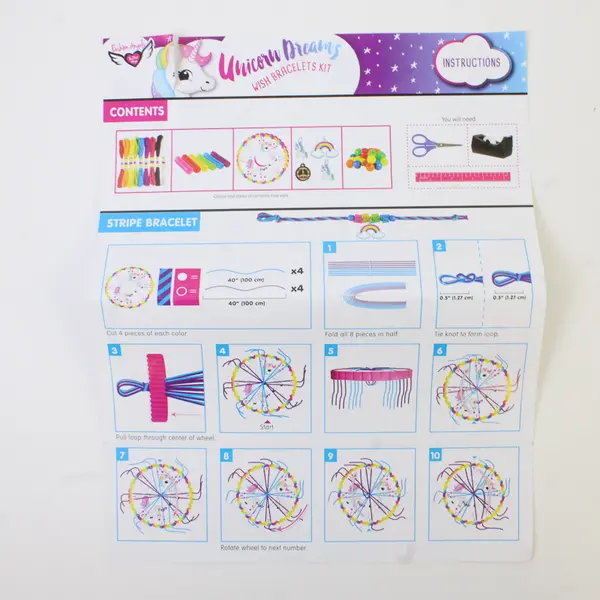 Fashion Angels Unicorn Dreams Wish Bracelets Kit New
