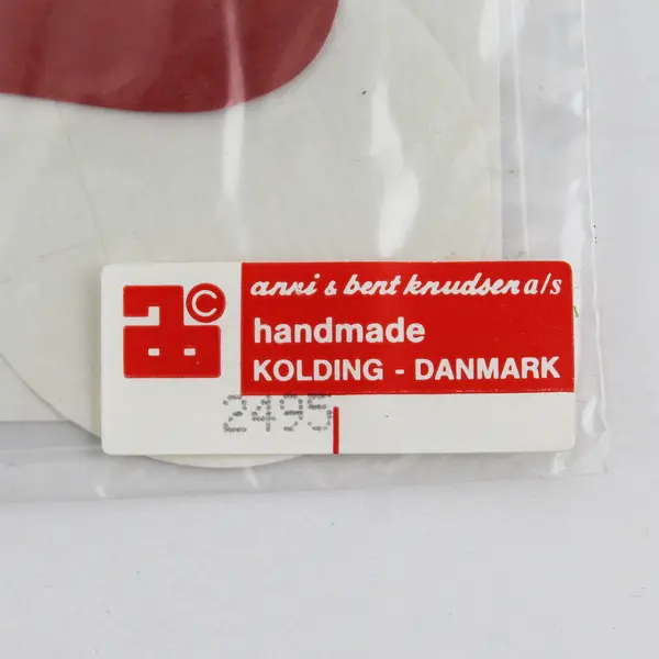 Lot Of 2 Vtg Anni & Bent Knudsen Red/Green Christmas Elf Paper Mobiles No 2495