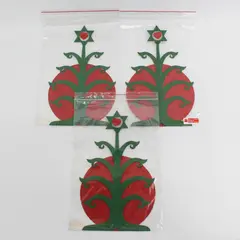 Lot Of 3 Vtg Anni & Bent Knudsen Red/Green Christmas Tree Paper Mobiles No 2455