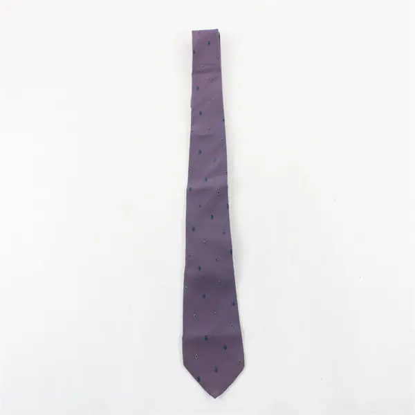 Vintage BALLY Men’s Silk Neck Tie Purple Paisley 58"