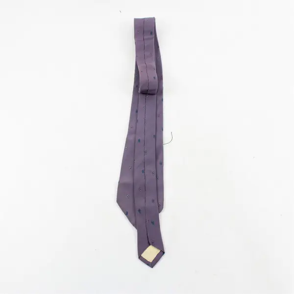 Vintage BALLY Men’s Silk Neck Tie Purple Paisley 58"