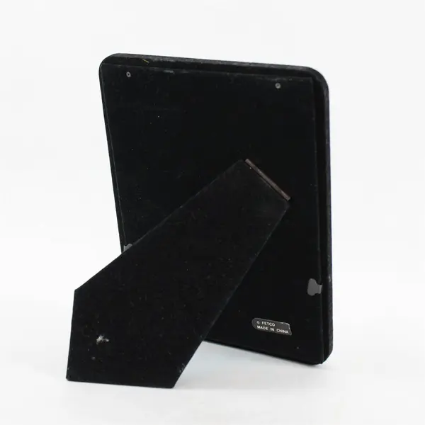 Vtg FETCO Gold-Toned Rectangle Picture Frame - Fluted Columns Art Deco Designs