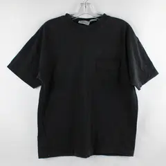 Nordstrom Point Of View Women's Size M  Cotton T Shirt With Pocket Black