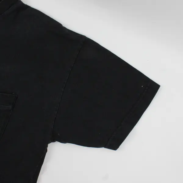 Nordstrom Point Of View Women's Size M  Cotton T Shirt With Pocket Black
